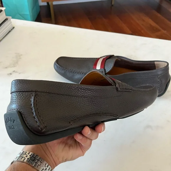 Bally Men’s Loafers | Waltec Leather Driving Loafers - Picture 5 of 7